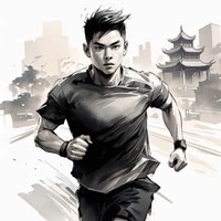 快手涨粉榜运动排行榜第2名跑不快的大勇